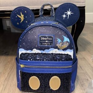 Loungefly Peter Pan Disney Backpack & Matching Ears